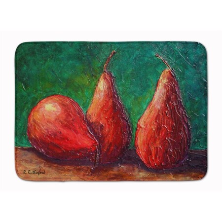 Carolines Treasures Pears Machine Washable Memory Foam Mat RDR2008RUG